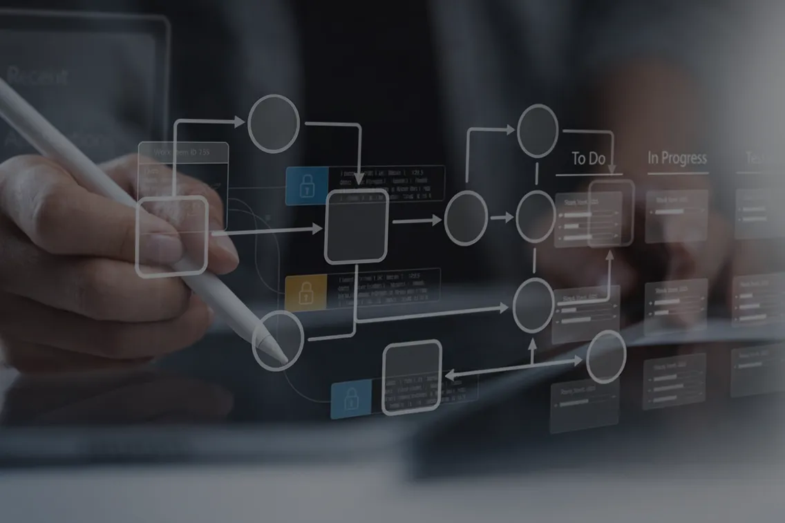 Diagramma di flusso digitale per la consulenza di processo